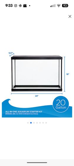 20 gallon aquarium kit