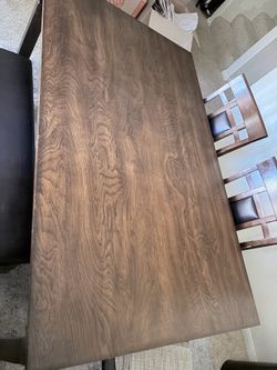 Dining table and chairs