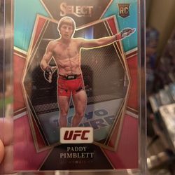 Select Ufc Paddy Pimblett Premier Level Prizm Rookie Card 36 Of Only 49