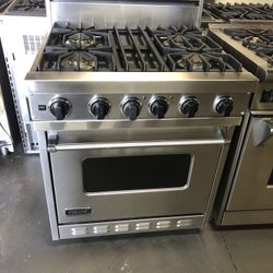 Viking 30” Stainless Steel All Gas Range Stove 