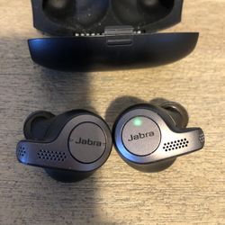 Jabra Elite 65t true-wireless earbuds with charging case