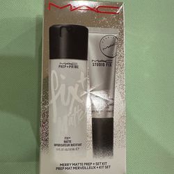 MAC Makeup Prep + Prime 3.4oz & Studio Fix Matte Primer 1.0oz Set