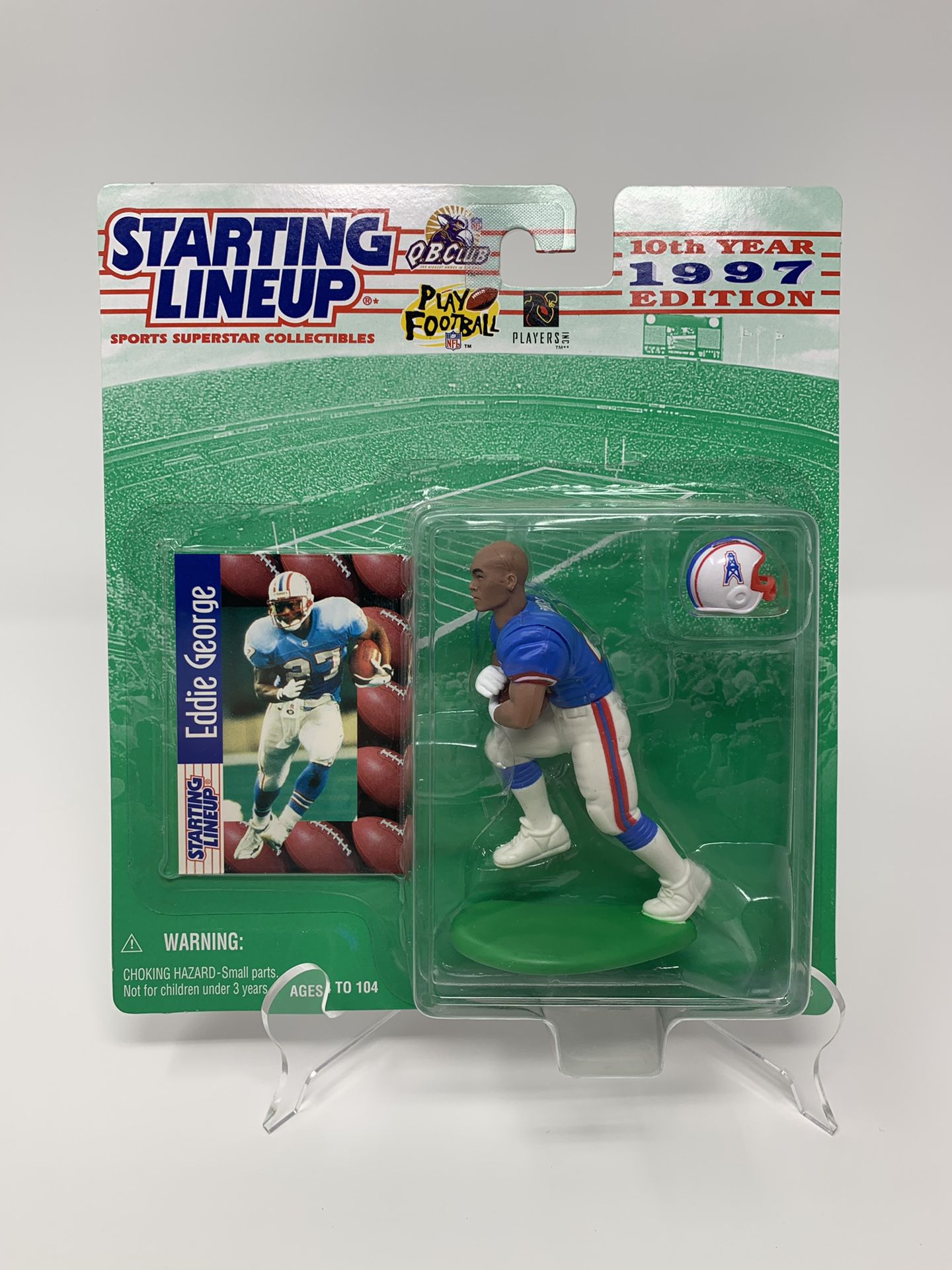 Vintage Houston Oilers/Tennessee Titans/Ohio State Buckeyes/NFL Legend Eddie George STARTING LINEUP ACTION FIGURES (Choice of 1) [Brand New]