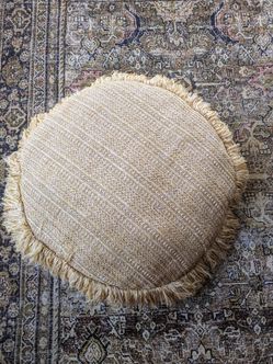 Extra Large Natural Floor Pillow