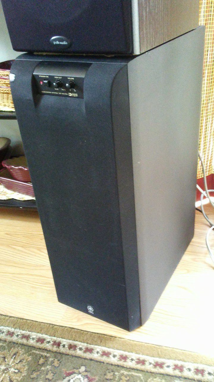 YAMAHA YST-SW160 DUAL- 8-INCH POWERED SUB-WOOFERS for Sale in Aurora, IL -  OfferUp