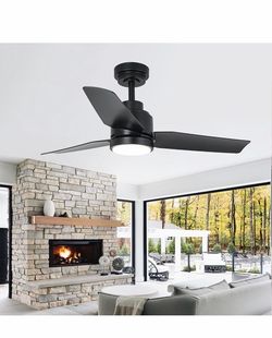 42 Inch Quiet Ceiling Fan with Light
