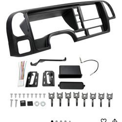 Double Din Dash Panel Fits OBS GMC Sierra Chevy Silverado C/K Truck SUV Suburban
