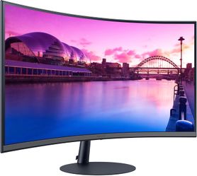 SAMSUNG 32-Inch S39C Series FHD Curved Gaming Monitor, 75Hz, AMD FreeSync, Game Mode, Advanced Eye Comfort, Frameless Display#2667MUP1