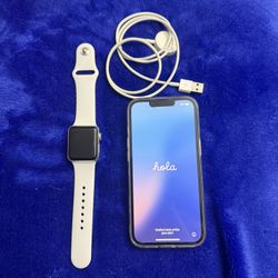 iPhone 13 + Apple Watch (series 3)