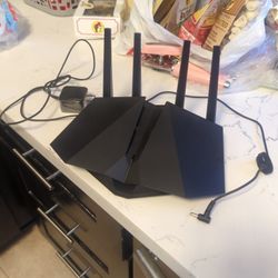 ASUS RT-AX82U (AX5400) Dual Band WiFi 6 Extendable Gaming Router, Gaming Port, Mobile Game Mode, Aura RGB, Included AiProtection Pro Security, Instant