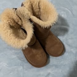 Ugg Baileys Brown Girls Size 2, Pre-owned, In Great Condition 