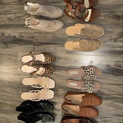 women’s shoes 9-10  $10 each 