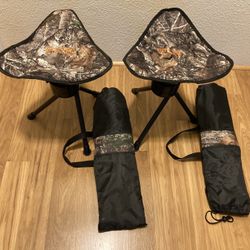 Two like brand new Kings River Quad Hunting Stool 