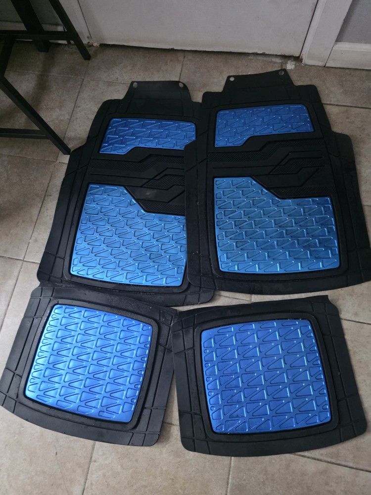 Blue Car Floor Mat