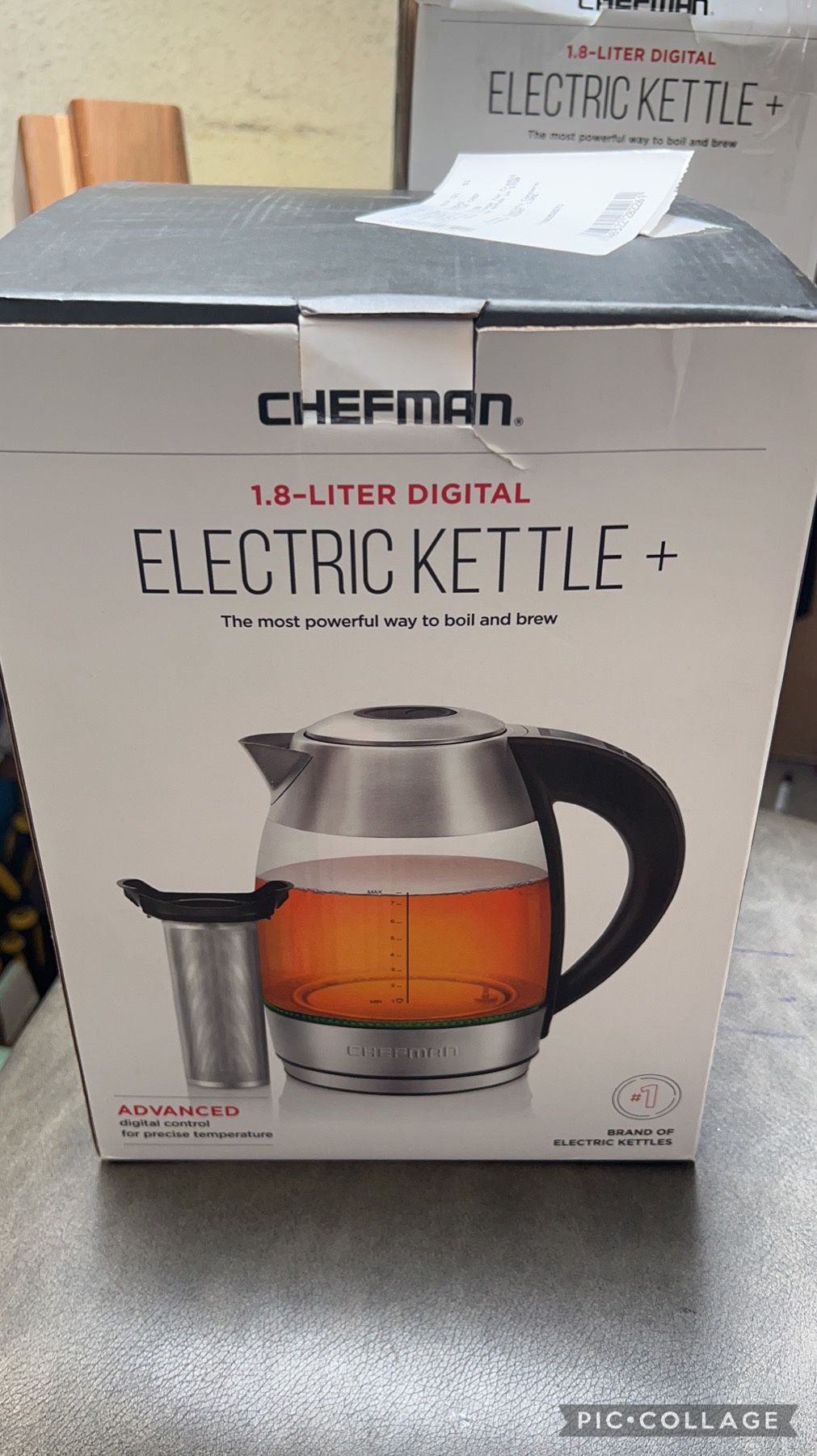 Chefman 1.8L Digital Precision Electric Kettle with Tea Infuser for Sale in  Ontario, CA - OfferUp