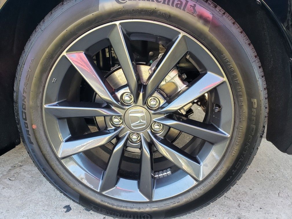 17" black alloy brand new 2021 civic rims