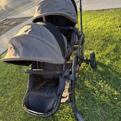 Contours Double Stroller + Lascal BuggyBoard – $80 OBO
