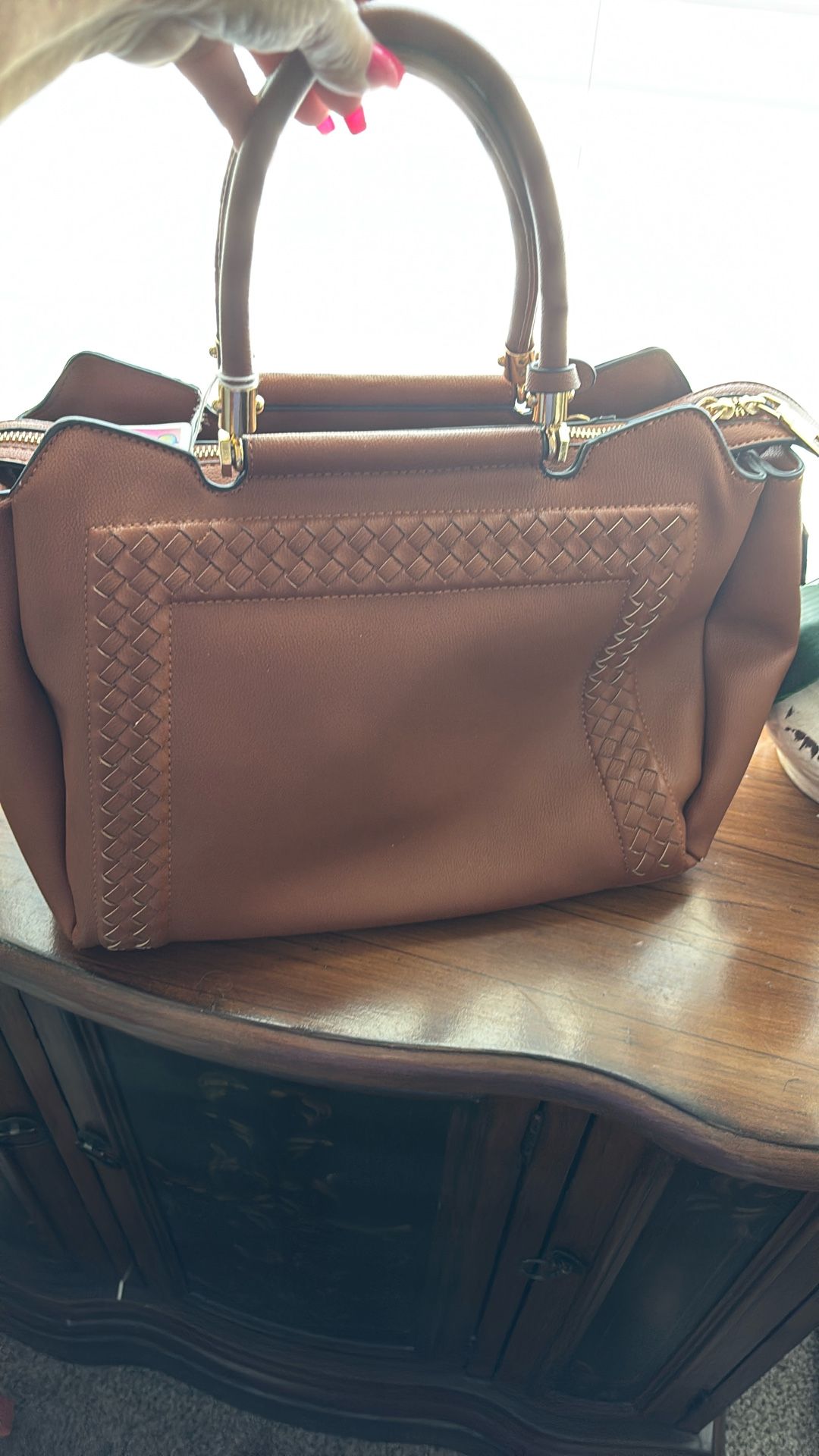 Ladies Leather Tote