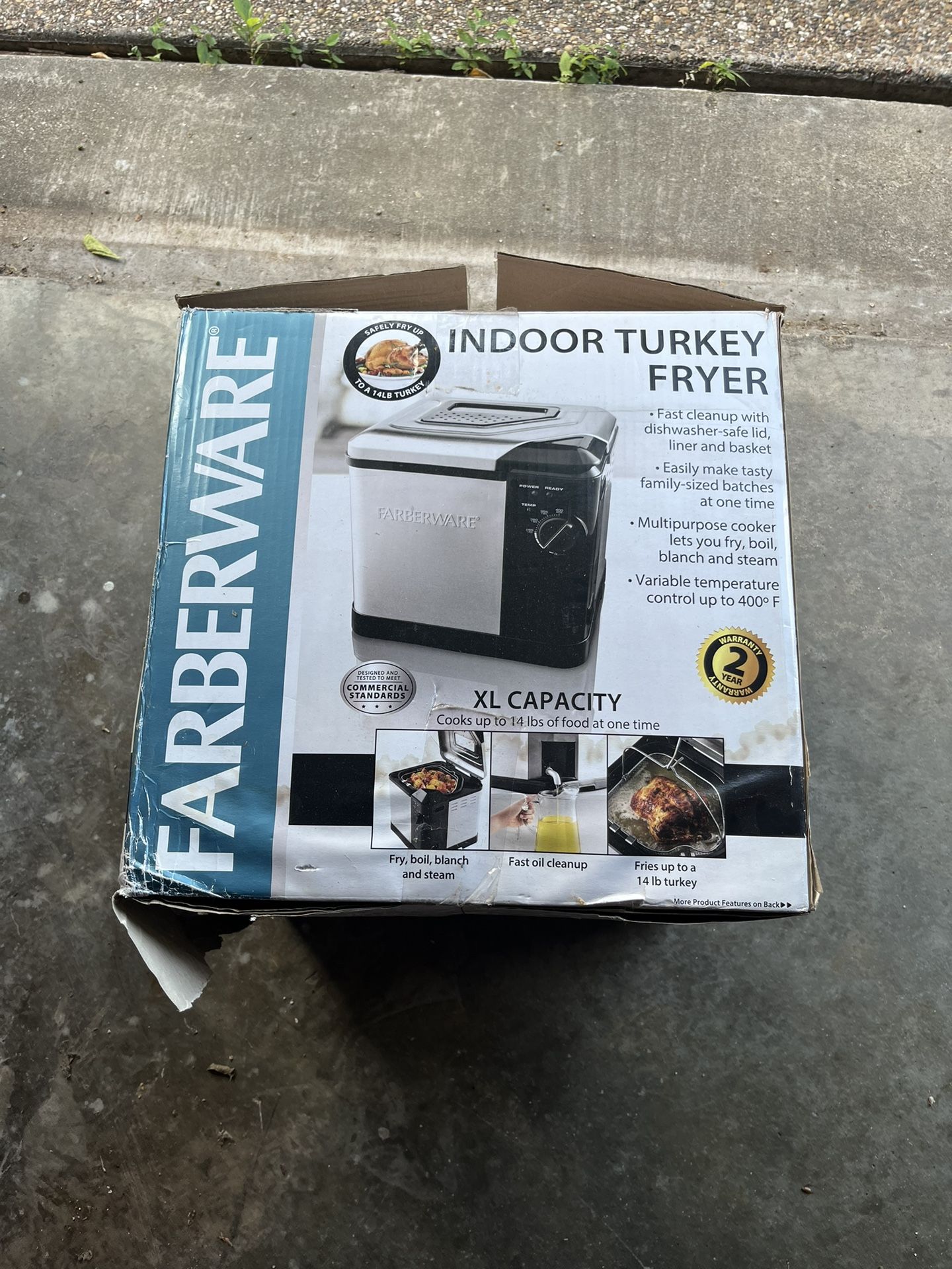 Faberware xl indoor fryer hot sale