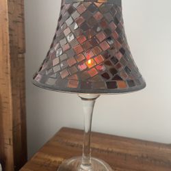 Tiffany Glass Tea Candle 