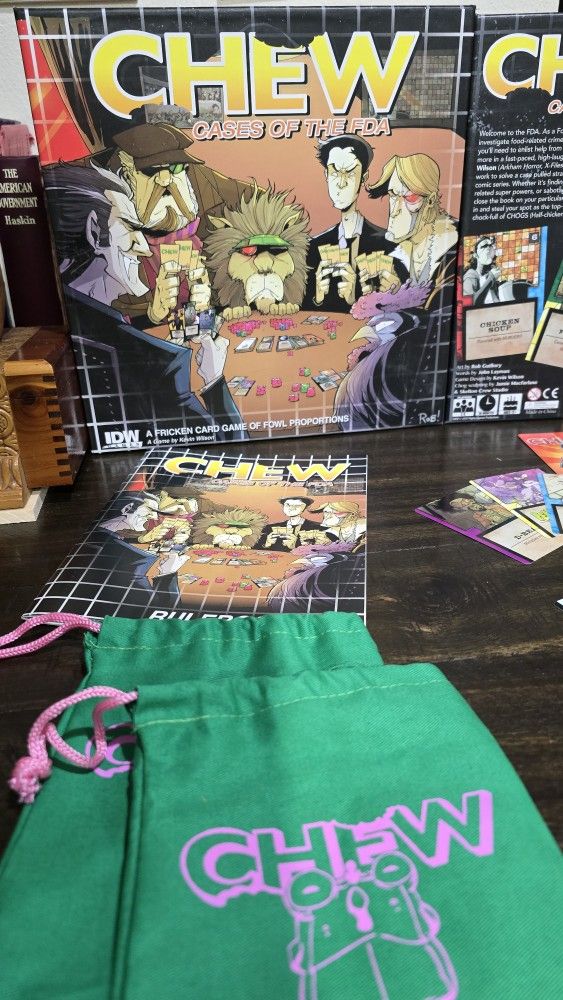 CHEW: Cases of the FDA Board Game [IDW Comic Book Card Drafting Game] - READ DESCRIPTION - Man Cave
