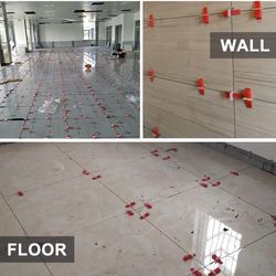 Tile Leveling System Clips 1/16" Tile Leveler Clips 1.5mm 2000 Pcs DIY Tile Leveler Spacers for Professional Ceramic Tile and Stone Installation