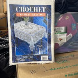 New Vinyl Crochet Table 60” x 104 “ Pick up SSF Preferred