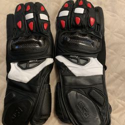 New Men Leather Motorcycle Gloves 