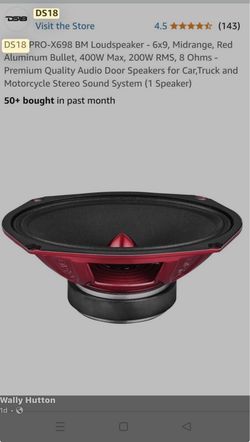 DS18 (2) speakers 6x9 8 ohm DS18 PRO-X698BM