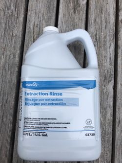 Carpet cleaning rinse