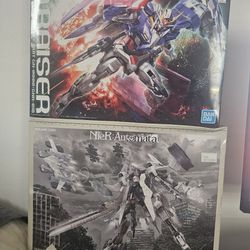 Nier And Gundam Model Kits NEW.