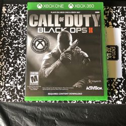 Xbox One Call Of Duty Black Ops 2 Case Only 