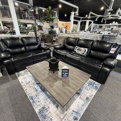 2 PC RECLINER SOFA AND LOVESEAT 