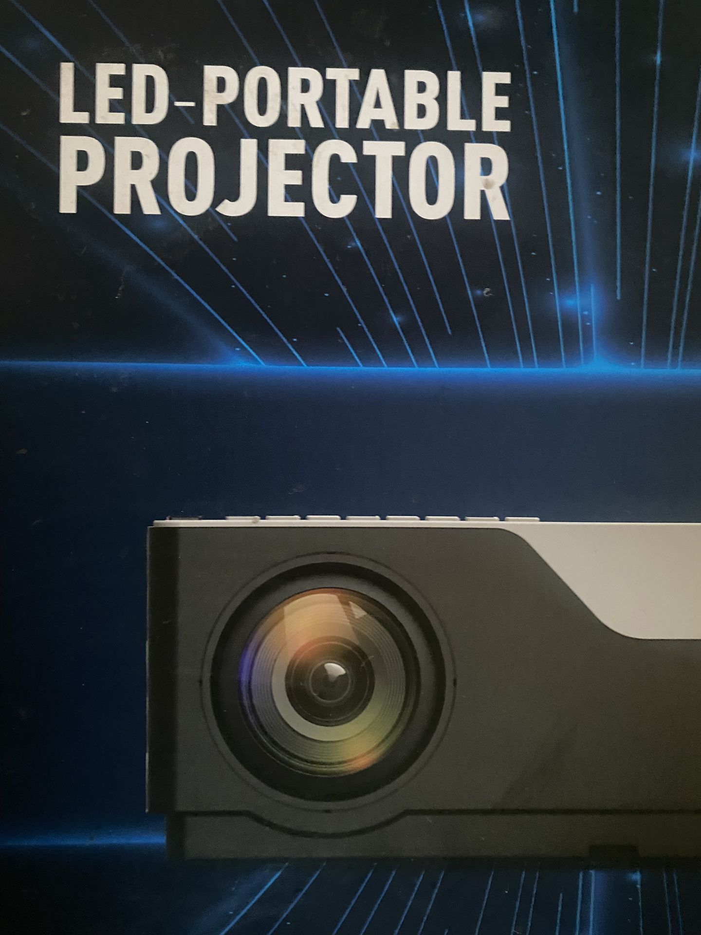 LED Projector With Roku 3