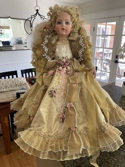 Monica’s Angel by Patricia Loveless Large Porcelain Collector Doll Victorian Gown