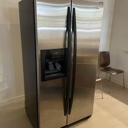 WHIRLPOOL GOLD side by side Counter depth refrigerator water Dispenser ice maker Stainless Steel