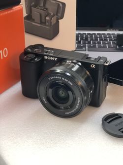 Sony ZV-E10 Mirrorless Camera with 16-50mm Lens (Black)