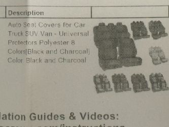 Seat cover set