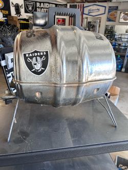 Vintage raiders  propane bbq