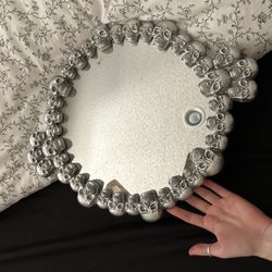 Silver Skull mirror