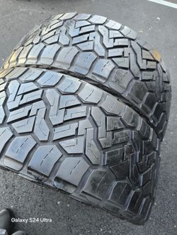 Only 2 used tires Lt35x12.50r24 Nitto Recon Grappler $299.00