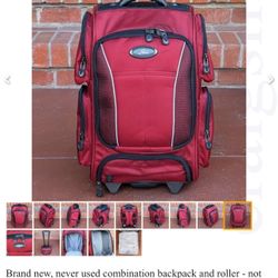 Backpack Rollers 2 In One