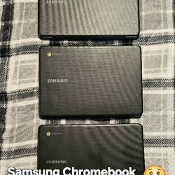 (3) Samsung 11.5 in. Google Chromebook  500C