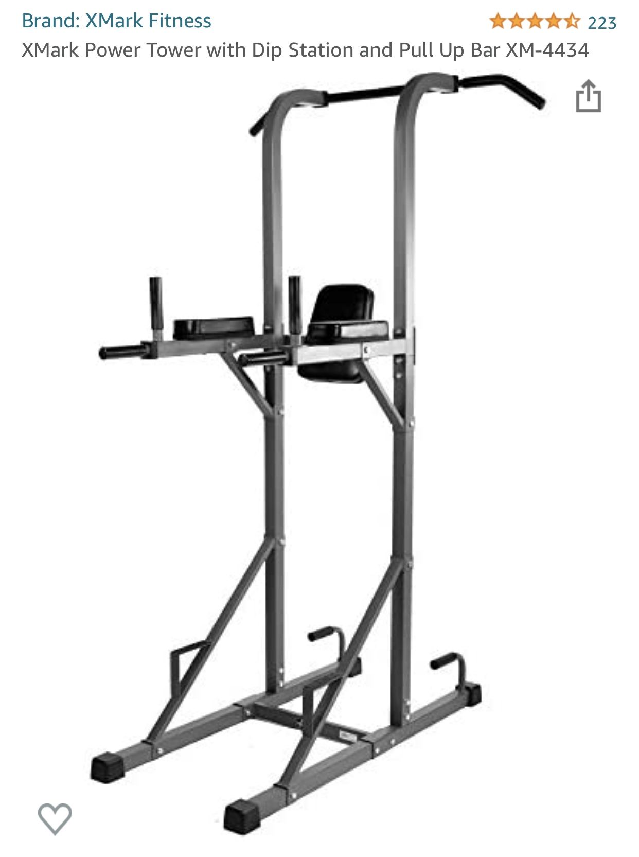 XMark Power Tower Dip And Pull-up Station
