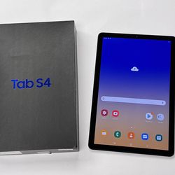 Like New Samsung Galaxy Tab S4 T835 10.5” 64GB Wi-Fi Retail Box Tablet