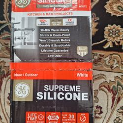 Supreme Silicone  Kitchen & Bath Projects Indoor/outdoor White 12 Packs