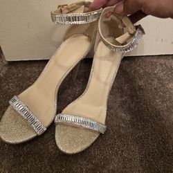 Women's Gold  Heels
