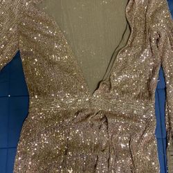 Sparkly gold Dress