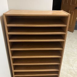 Bookcase With 8 Adjustable shelves