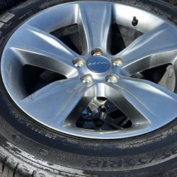 Dodge Tired And Rims With Michelin Tires In Excellent Condition.